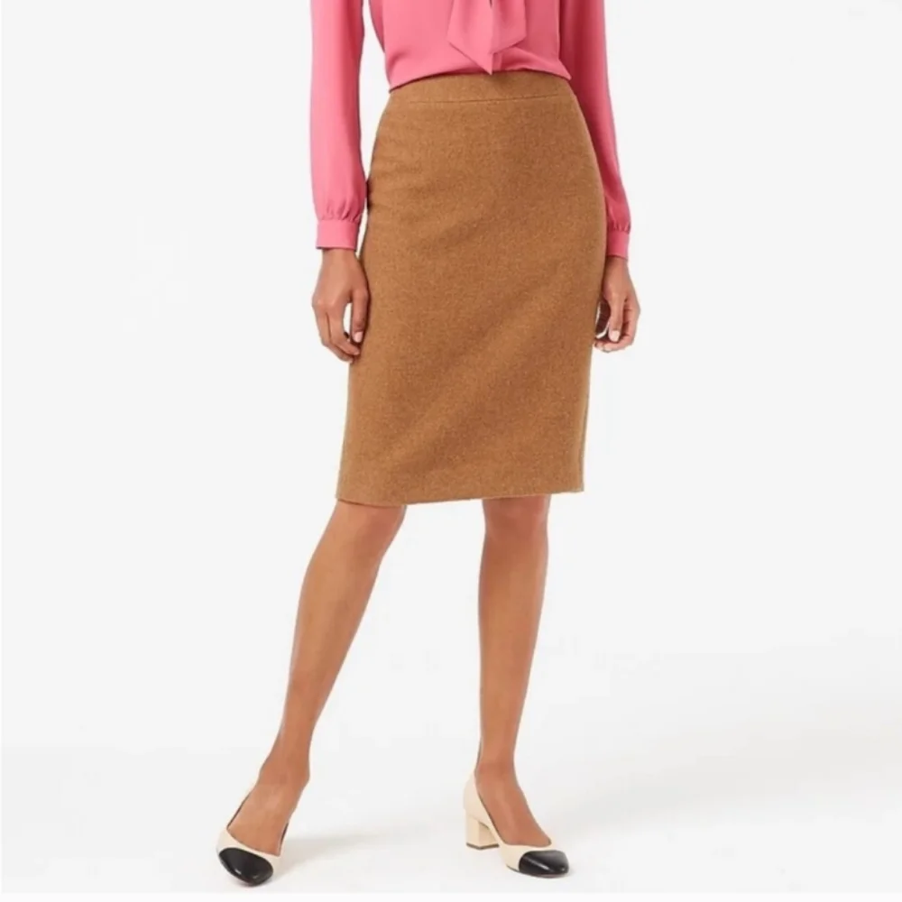 J. CREW WOOL BLEND PENCIL SKIRT